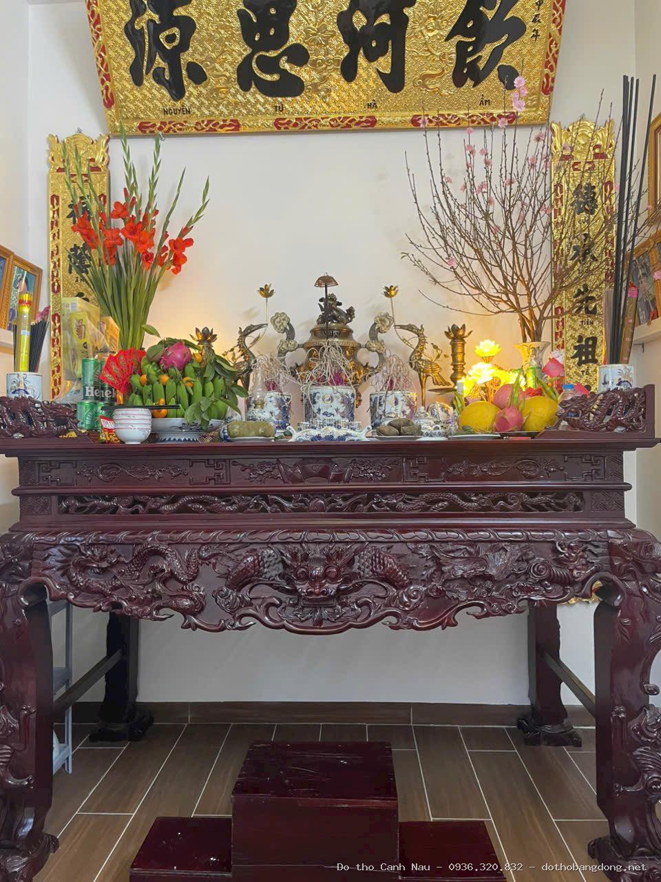 Dự án bàn thờ Mẫu - Đồ thờ Sơn Vũ